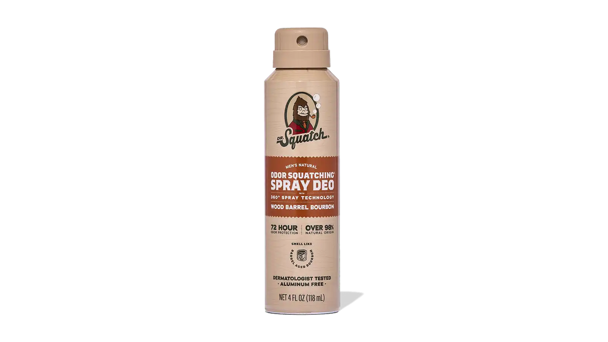Wood Barrel Bourbon Spray Deodorant